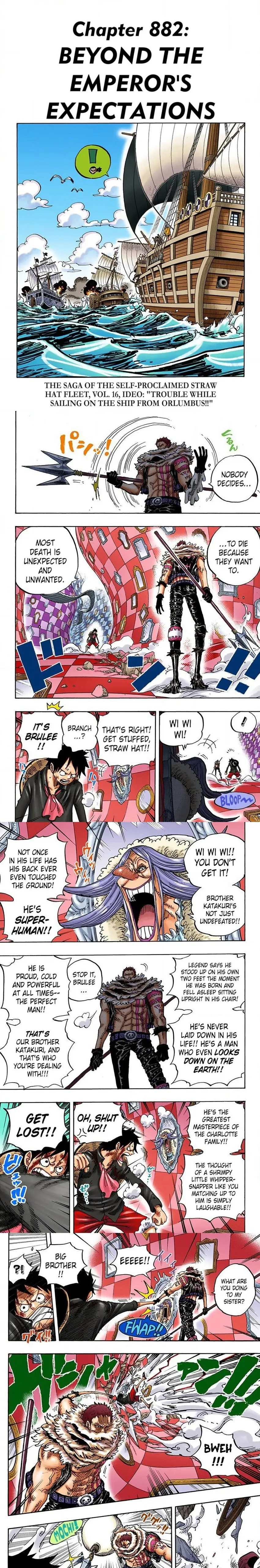 One Piece Digital Colored Chapter 882 image 1